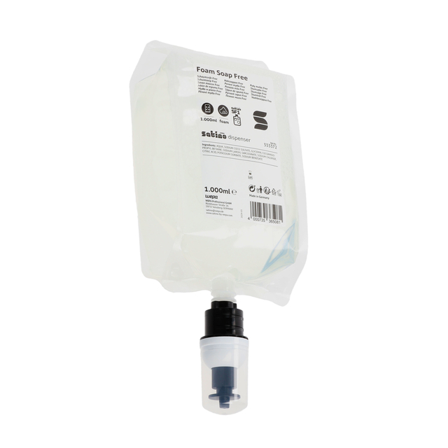 Handzeep Satino SF1 Free schuim 1000ml 333372 afbeelding