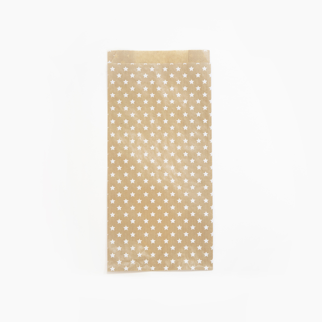 Cadeauzak Clairefontaine16x30x5cm kraft sterren 50 stuks afbeelding