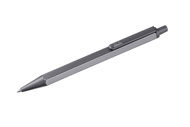 Balpen Rhodia scRipt medium titanium afbeelding