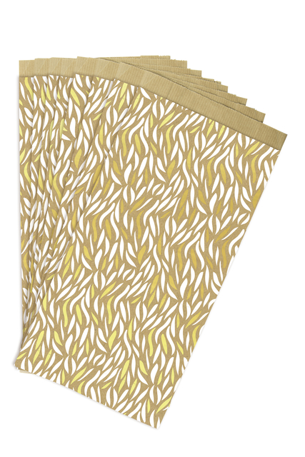 Cadeauzak Clairefontaine 12x24x4.5cm kraft golven 50 stuks afbeelding