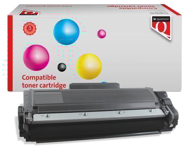 Toner Quantore alternatief tbv brother TN-2510XL Zwart HC afbeelding