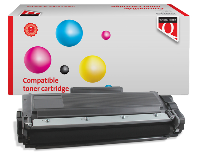 Toner Quantore alternatief tbv brother TN-2320 Zwart jumbo afbeelding