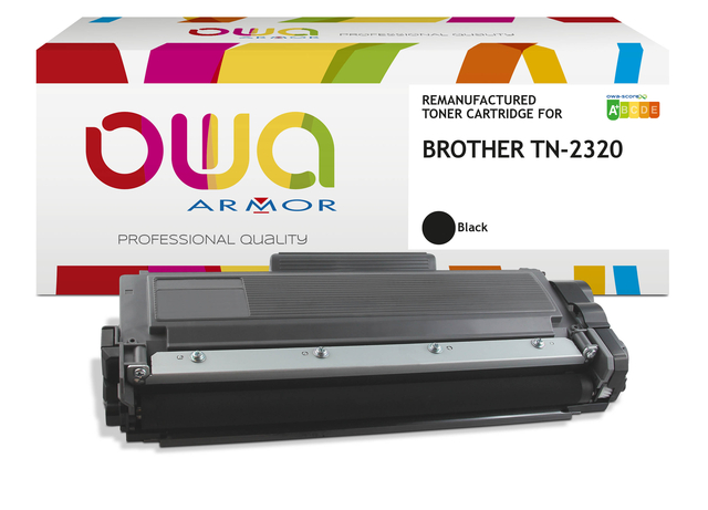 Toner OWA alternatief tbv Brother TN-2320 zwart jumbo