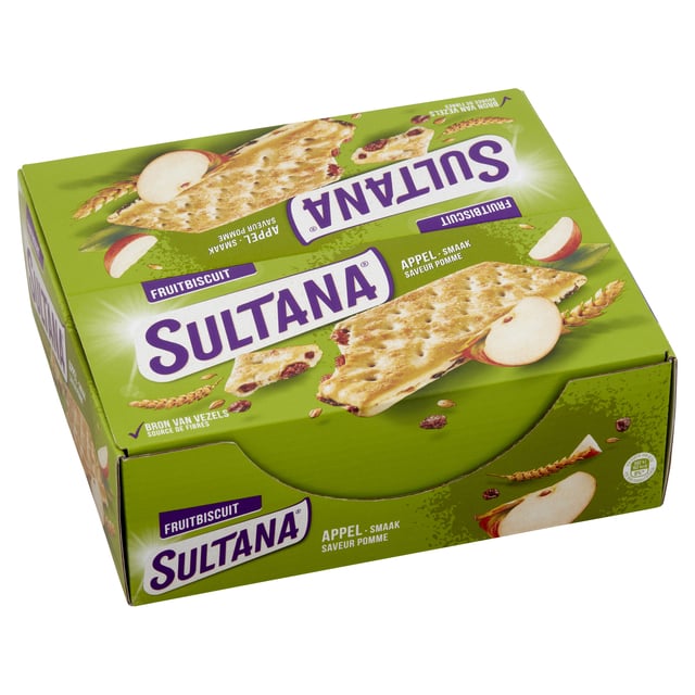 Fruitbiscuit Sultana appel 3-pack afbeelding
