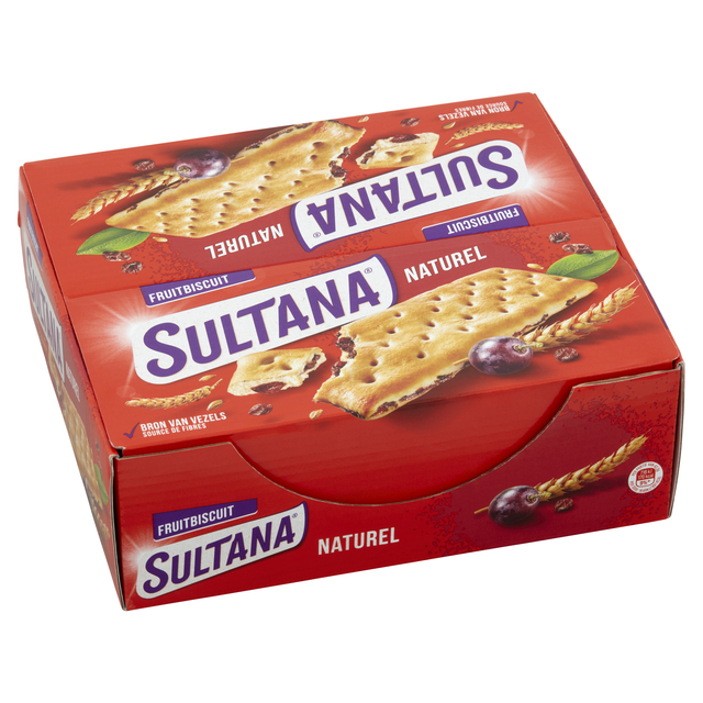 Fruitbiscuit Sultana naturel 3-pack afbeelding