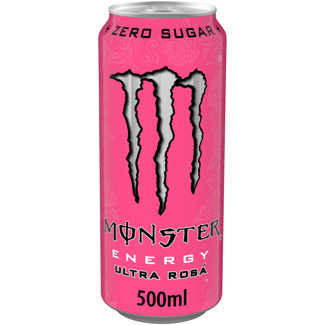 Energiedrank Monster ultra rosa blik suikervrij 500ml afbeelding