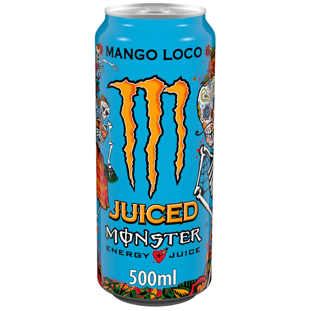 Energiedrank Monster juice mango loco blik 500ml afbeelding