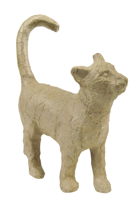 Figuur Décopatch kat rechtopstaand 11x3.5x12cm afbeelding