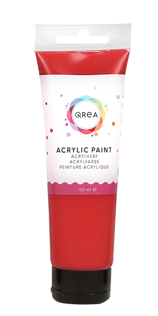 Acrylverf Qrea 120 ml vermiljoen afbeelding