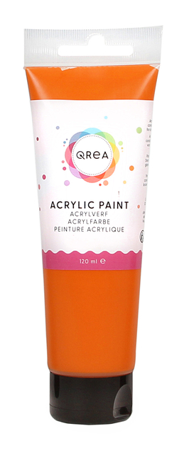Acrylverf Qrea 120 ml oranje afbeelding