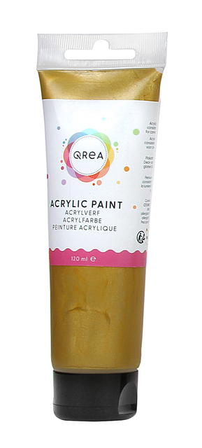 Acrylverf Qrea 120 ml goud afbeelding