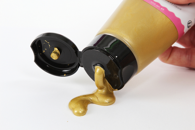 Acrylverf Qrea 120 ml goud — Foto 2 van 2