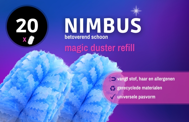 Duster Nimbus navuldoos met 20 stuks afbeelding