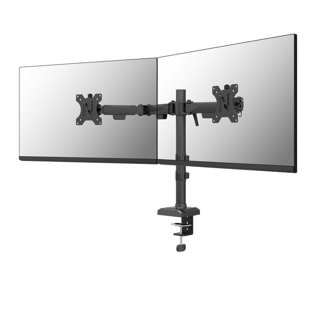 Monitorarm Neomounts NERO dual 10-32" zwart