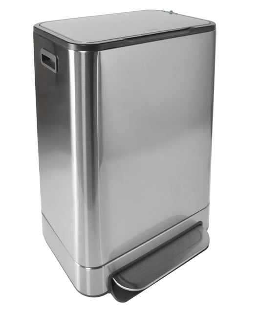 Pedaalemmer Desq 40 liter rvs zilver afbeelding