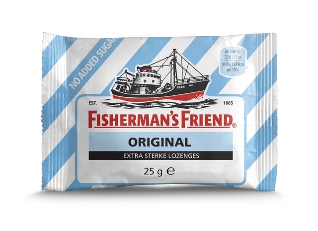 Keelpastilles Fisherman&apos;s Friend original extra sterk zak 25 gram afbeelding