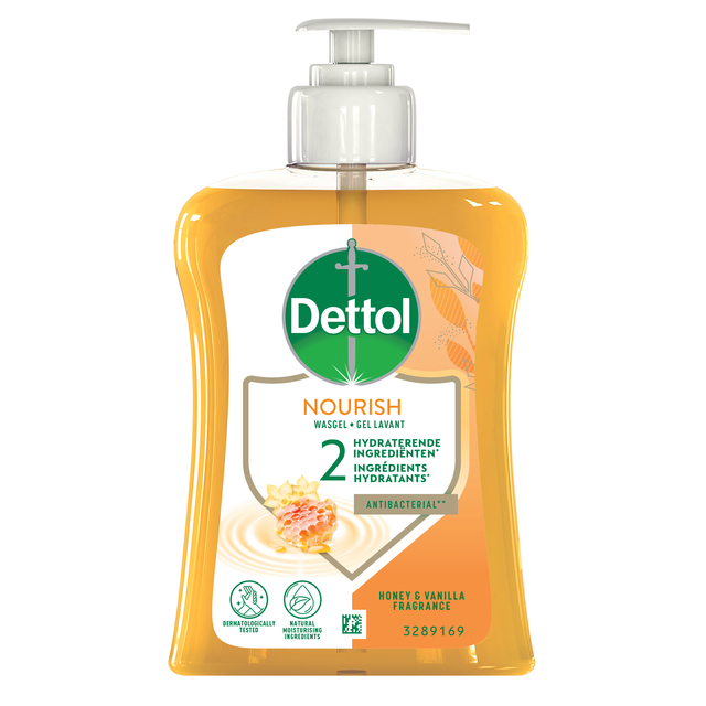 Handzeep Dettol Honey Vanilla antibacterieël 250ml afbeelding