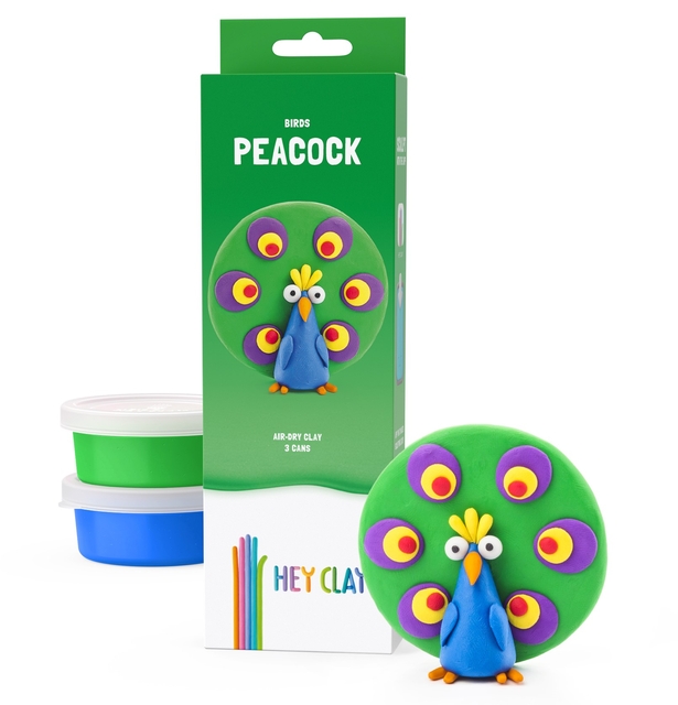 Klei Hey Clay Peacock 3 potjes afbeelding