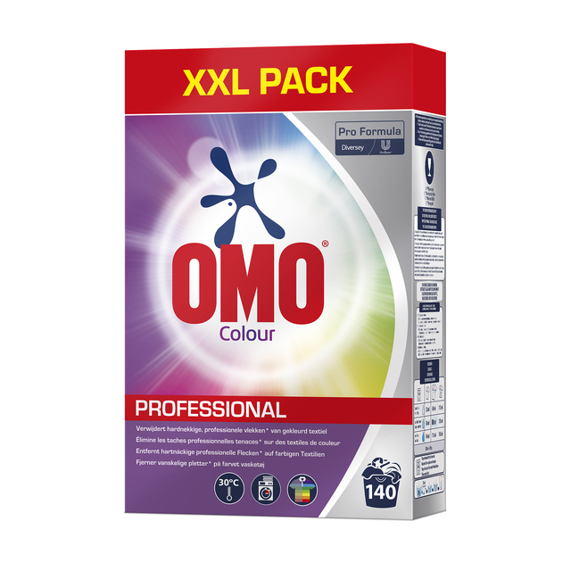 Wasmiddel Omo Pro Formula poeder color 7kg 140 scoops afbeelding