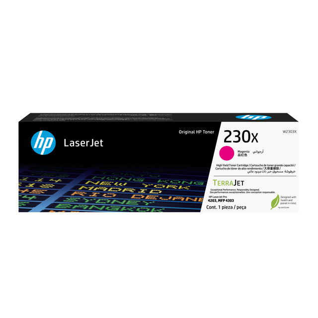 Tonercartridge HP W2303X 230X rood afbeelding