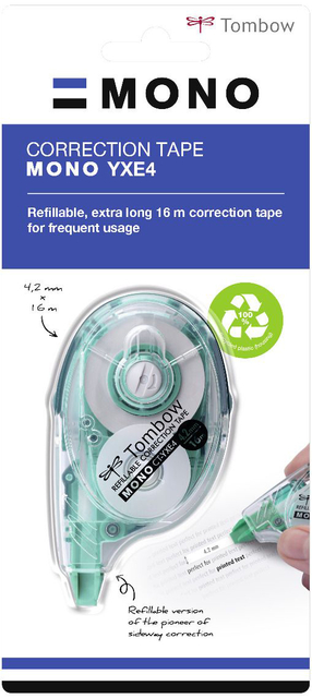 Correctietape Tombow MONO navulbaar 4.2mmx16m afbeelding