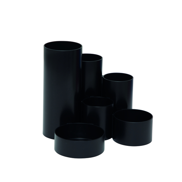 Pennenkoker MAUL tubo 6-vaks Ø150x125mm zwart afbeelding