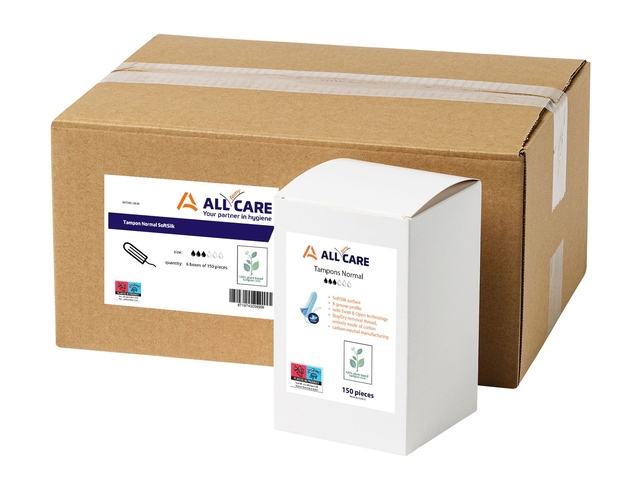 Tampon MediQo-line Normal (6 x 150 stuks) afbeelding