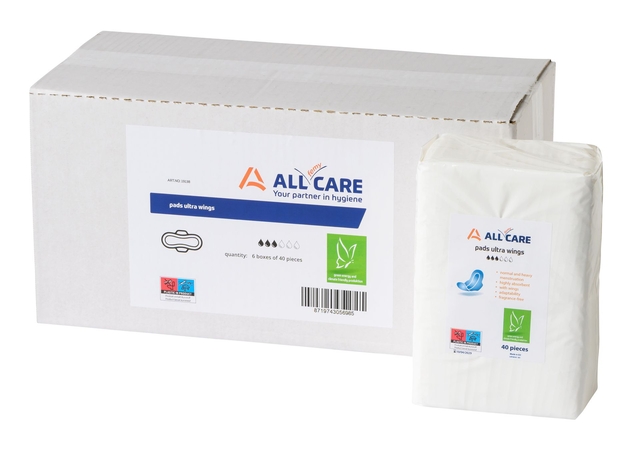 Maandverband MediQo-line Ultra Wings (6 x 40 stuks) afbeelding