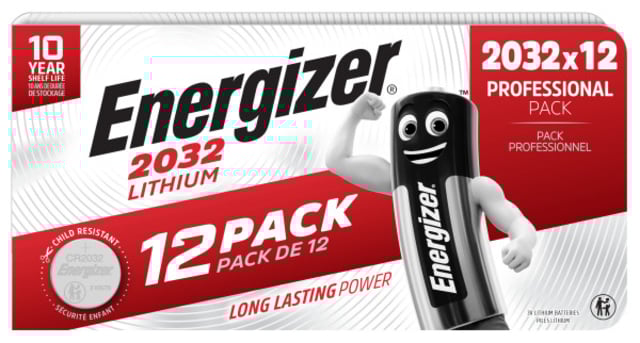 Batterij Energizer knoopcel 12xCR2032 lithium afbeelding