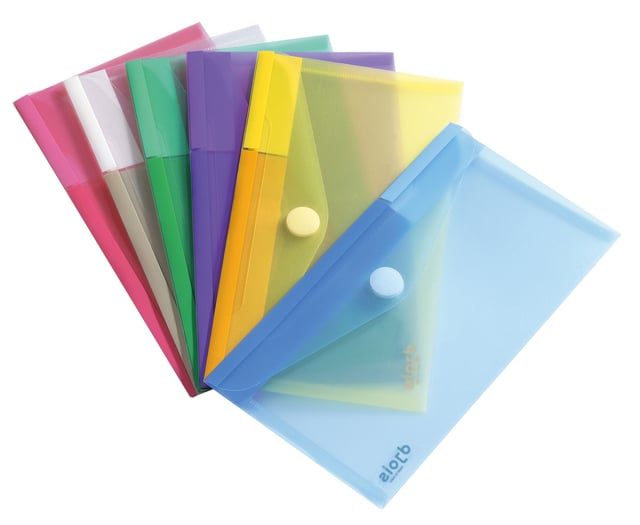 Enveloptas Djois Color Collection horizontaal 250x135mm assorti afbeelding