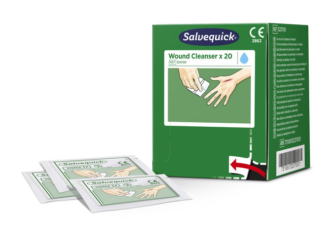 Wondreinigingsdoekjes Salvequick 20 stuks — Foto 2 van 2