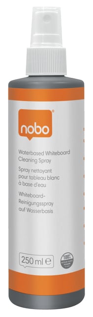 Whiteboardreinigingsspray Nobo waterbasis 250ml afbeelding