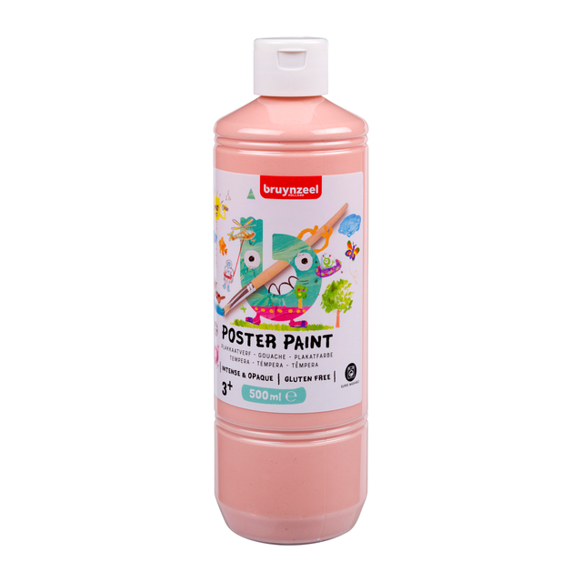 Plakkaatverf Bruynzeel fles à 500ml beige roze afbeelding