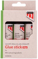 Lijmstift Quantore eco 3x20gr blister