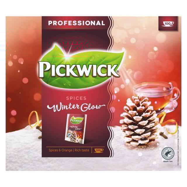 Thee Pickwick winterglow 100x2gr afbeelding