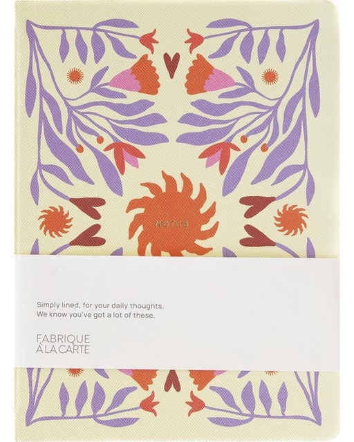 Notitieboek A-Journal Fabrique Palmtree Pink lijn afbeelding