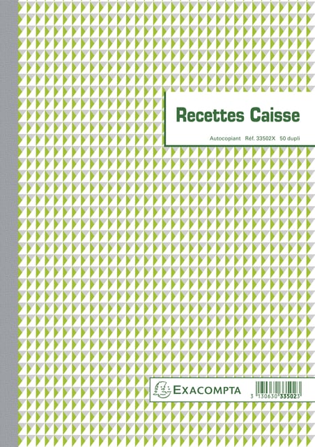 Kasboek Exacompta Manifold ontvangsten dupli 50vel FR afbeelding