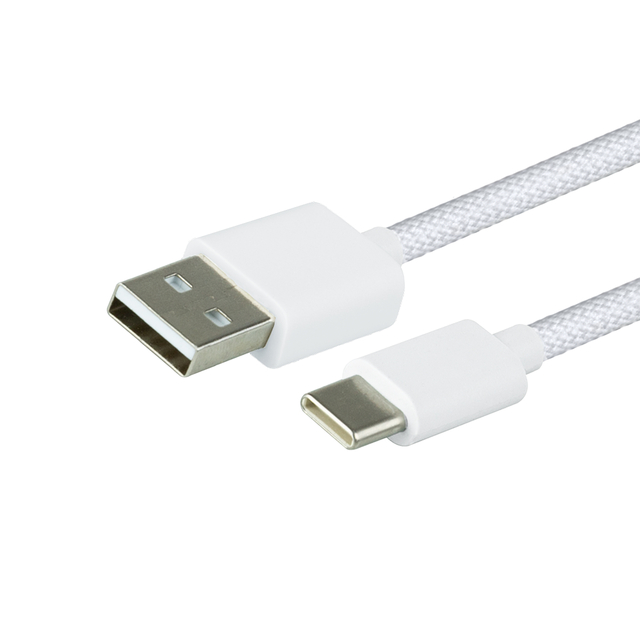 Kabel Green Mouse USB-A to USB-C data Woven 1m afbeelding