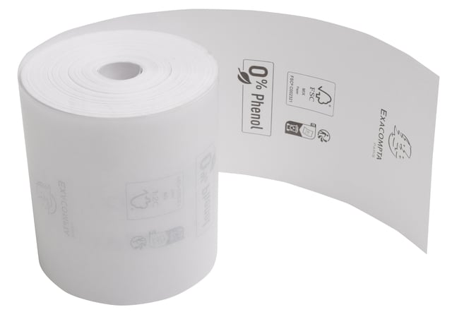 Telrol Exacompta 80mmx76m kern Ø12mm thermisch fenolvrij afbeelding