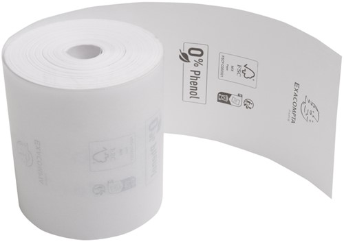 Telrol Exacompta 80mmx76m kern Ø12mm thermisch fenolvrij