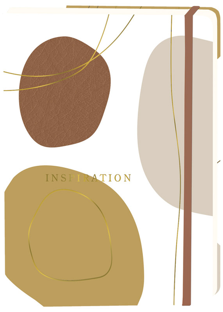 Notitieboek Inspiration A5 lijn 92 pagina's softcover afbeelding