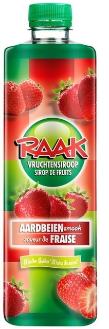 Siroop RAAK aardbei 750ml afbeelding