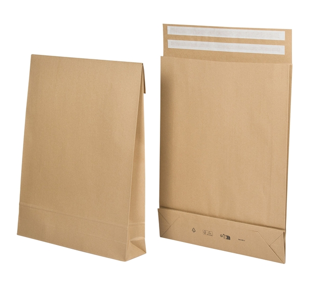 E-Commerce envelop IEZZY 250x350x50+96mm met retoursluiting br 250st