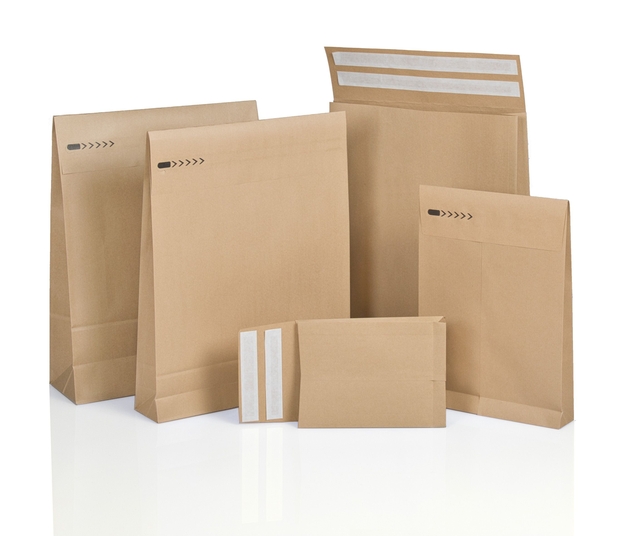 E-Commerce envelop IEZZY 250x350x80+96mm met retoursluiting br 250st — Foto 2 van 2