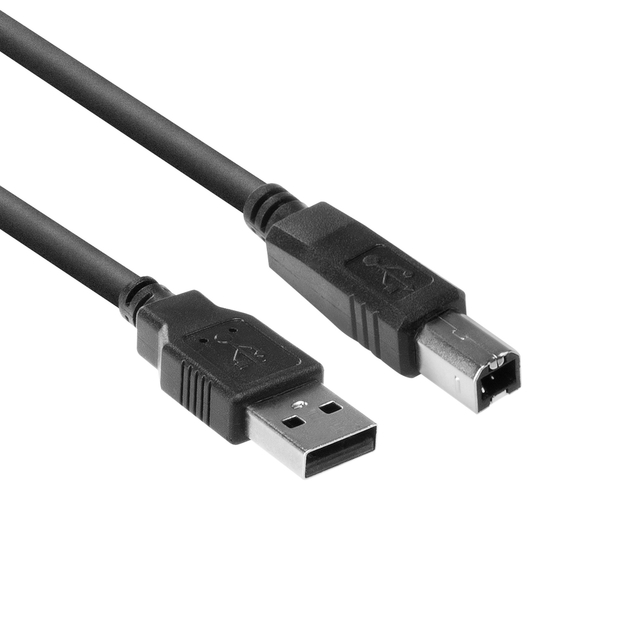 Kabel ACT USB 2.0 A male - USB B male 1 meter