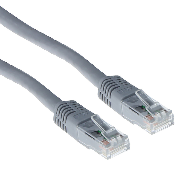 Kabel ACT U/UTP CAT6 patchkabel RJ45 Grijs 1.5 meter