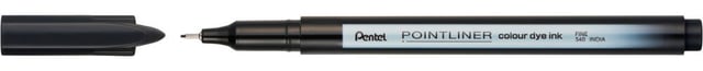Fineliner Pentel Pointliner S40-A fijn zwart afbeelding