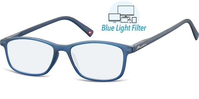 Leesbril Montana +1.50 dpt blue light filter blauw afbeelding