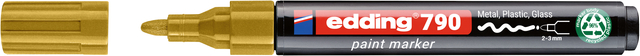 Paintmarker edding 790 PCR op alcoholbasis 2-3mm goud