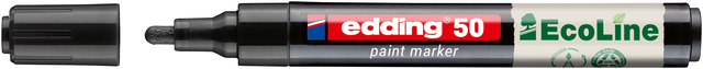 Paintmarker edding 50 EcoLine op waterbasis 2-3mm zwart afbeelding
